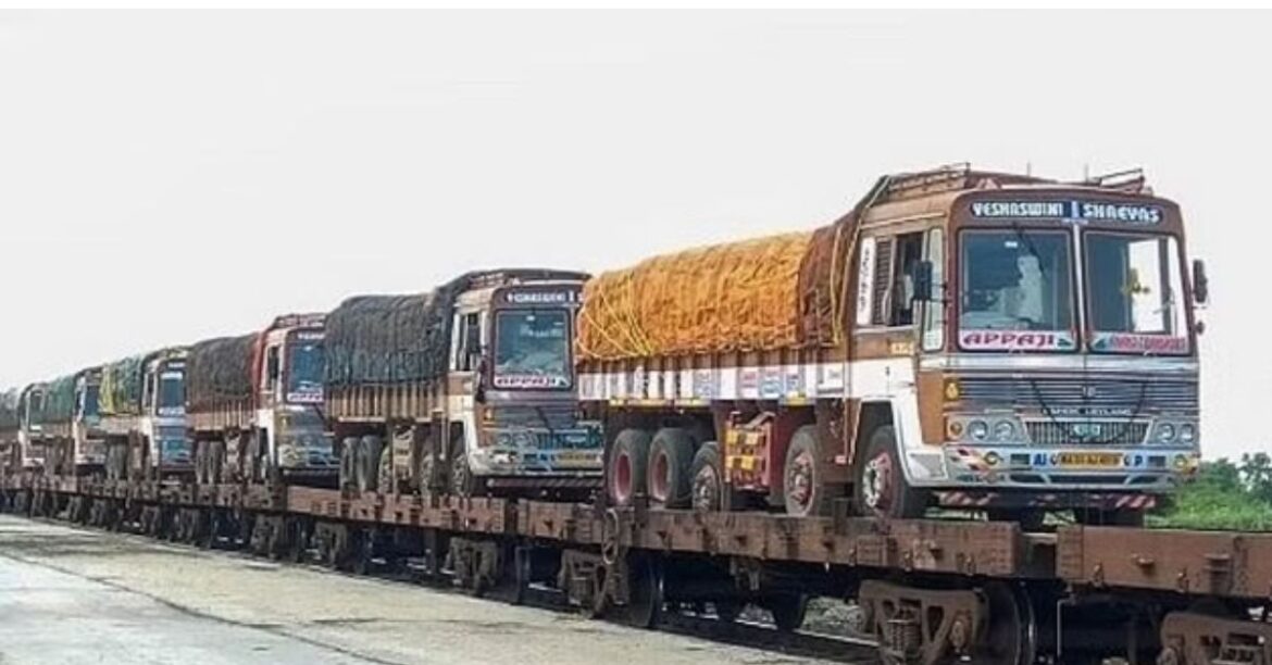 Maruti Auto Parts Shipped Faster with Innovative ‘Truck on Train’ Service