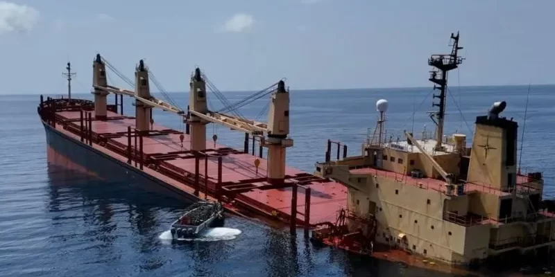 Cargo ship attacked by Houthis sinks off Yemen Coast