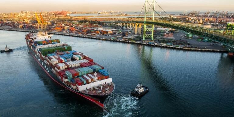 Port of Los Angeles container volumes up 60% in Feb