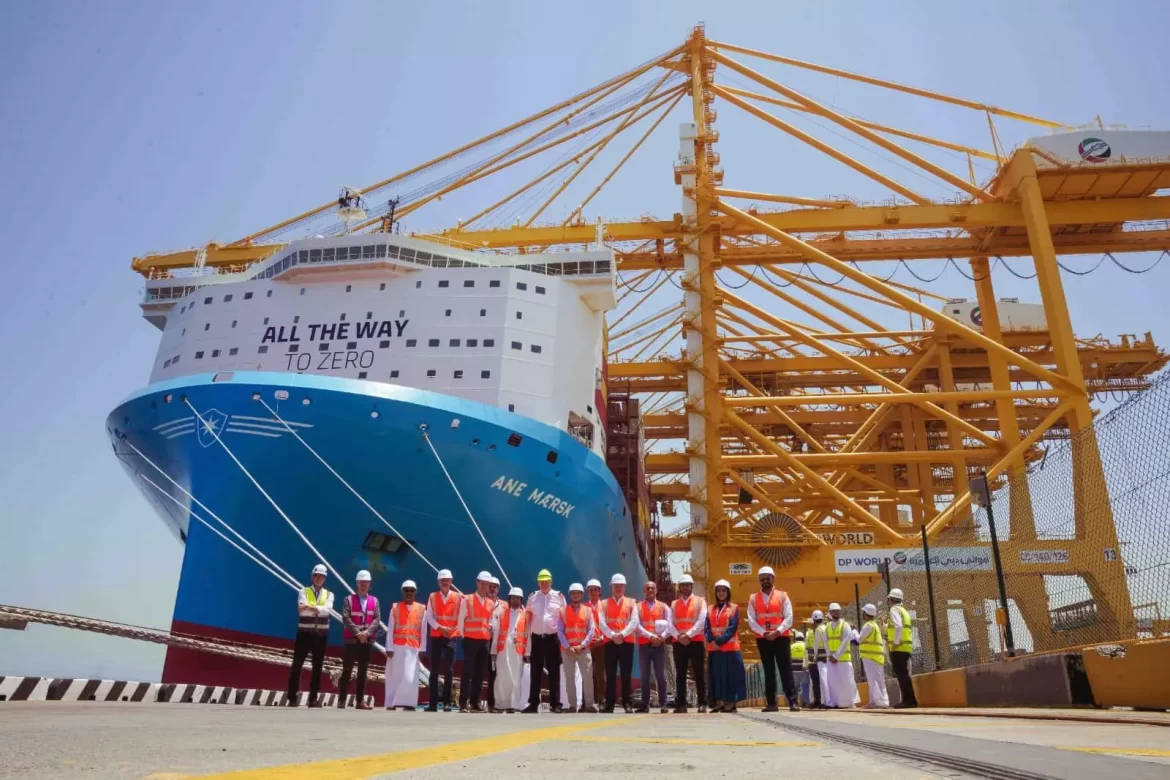 Green methanol-enabled Ane Maersk makes first call in Dubai