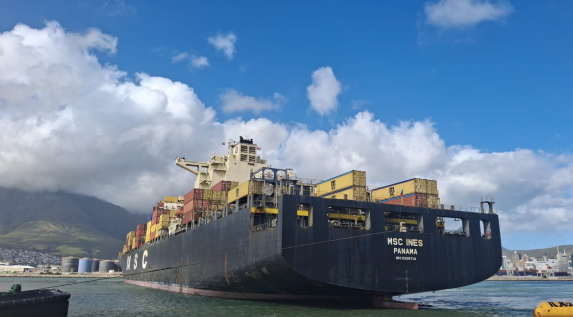 Port of Cape Town Welcomes Record-Breaking MSC Ines